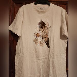 Uniqlo x Dragon Ball Z  Goku Anime Graphic White Tee Shirt-Large